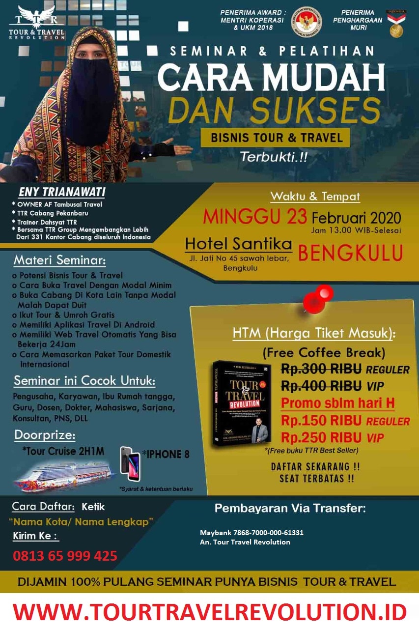 Seminar Tour Travel Revolution Bengkulu