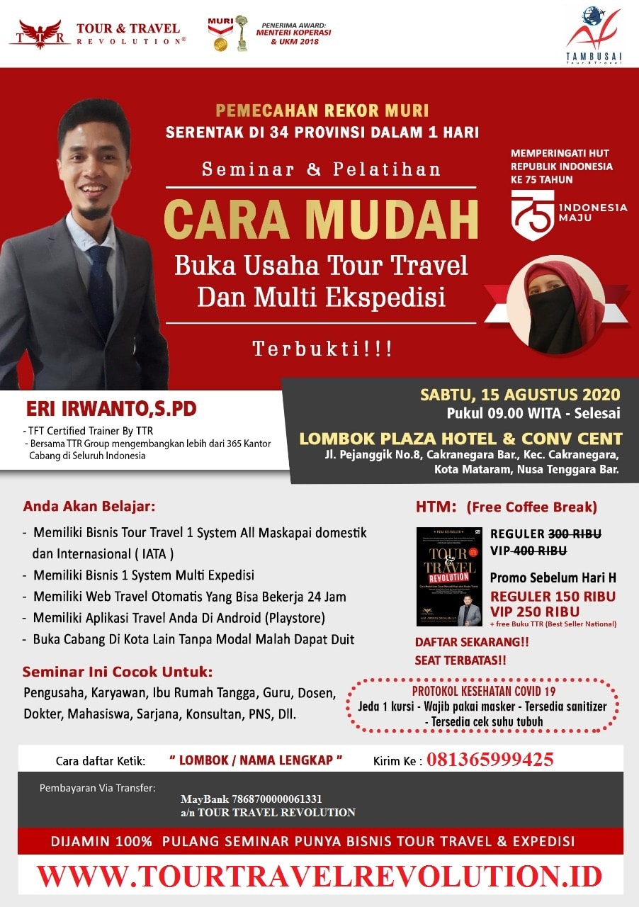 Seminar Tour Travel Revolution Lombok