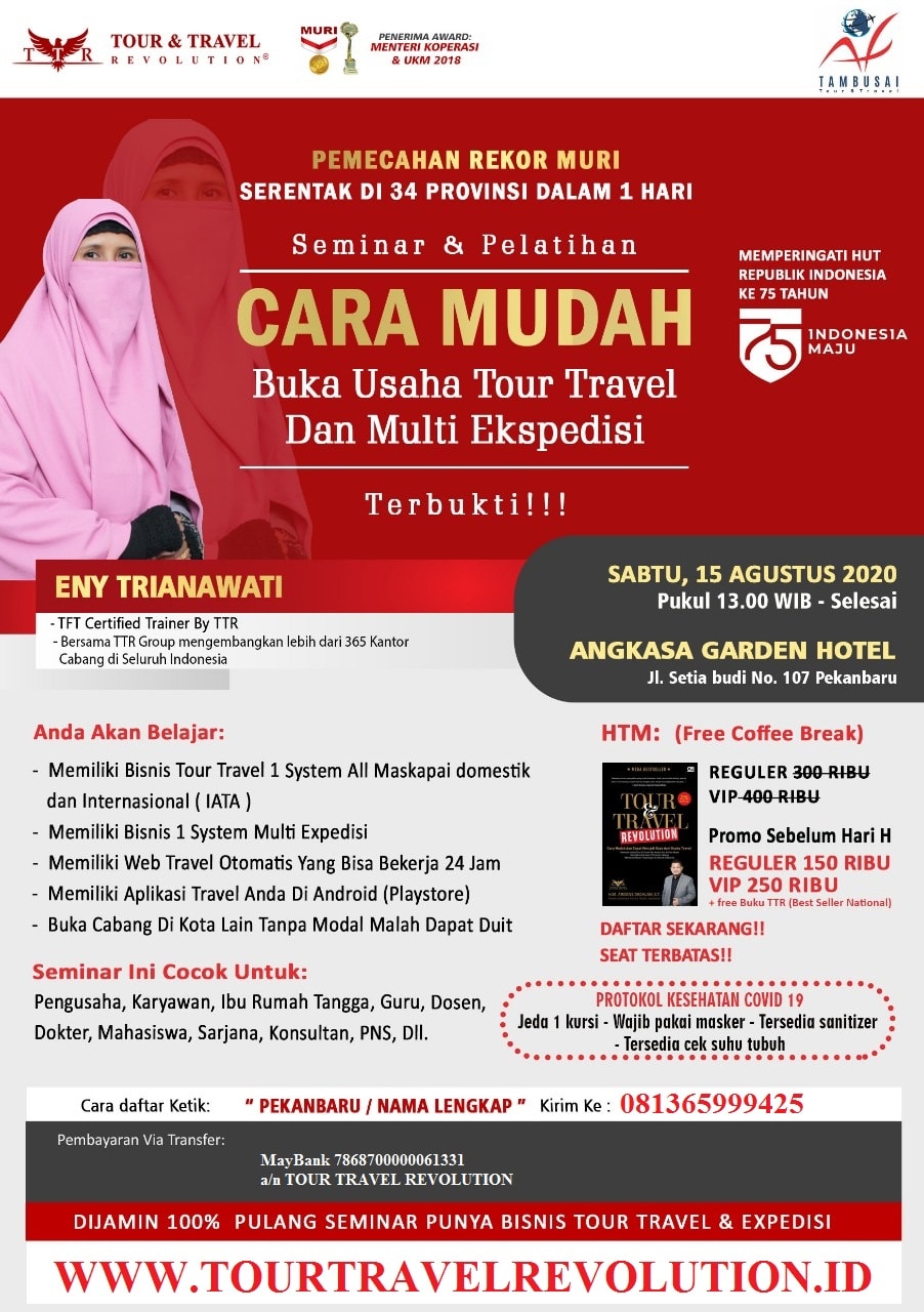 Seminar Tour Travel Revolution Pekanbaru