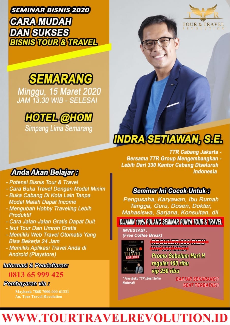 Seminar Tour Travel Revolution Semarang
