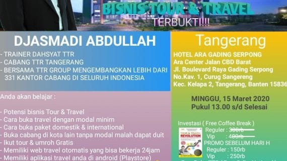 Seminar Tour Travel Revolution Tangerang
