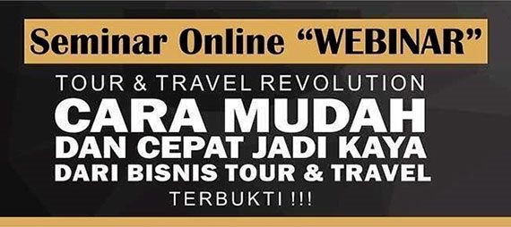 WEBINAR TOUR AND TRAVEL REVOLUTION